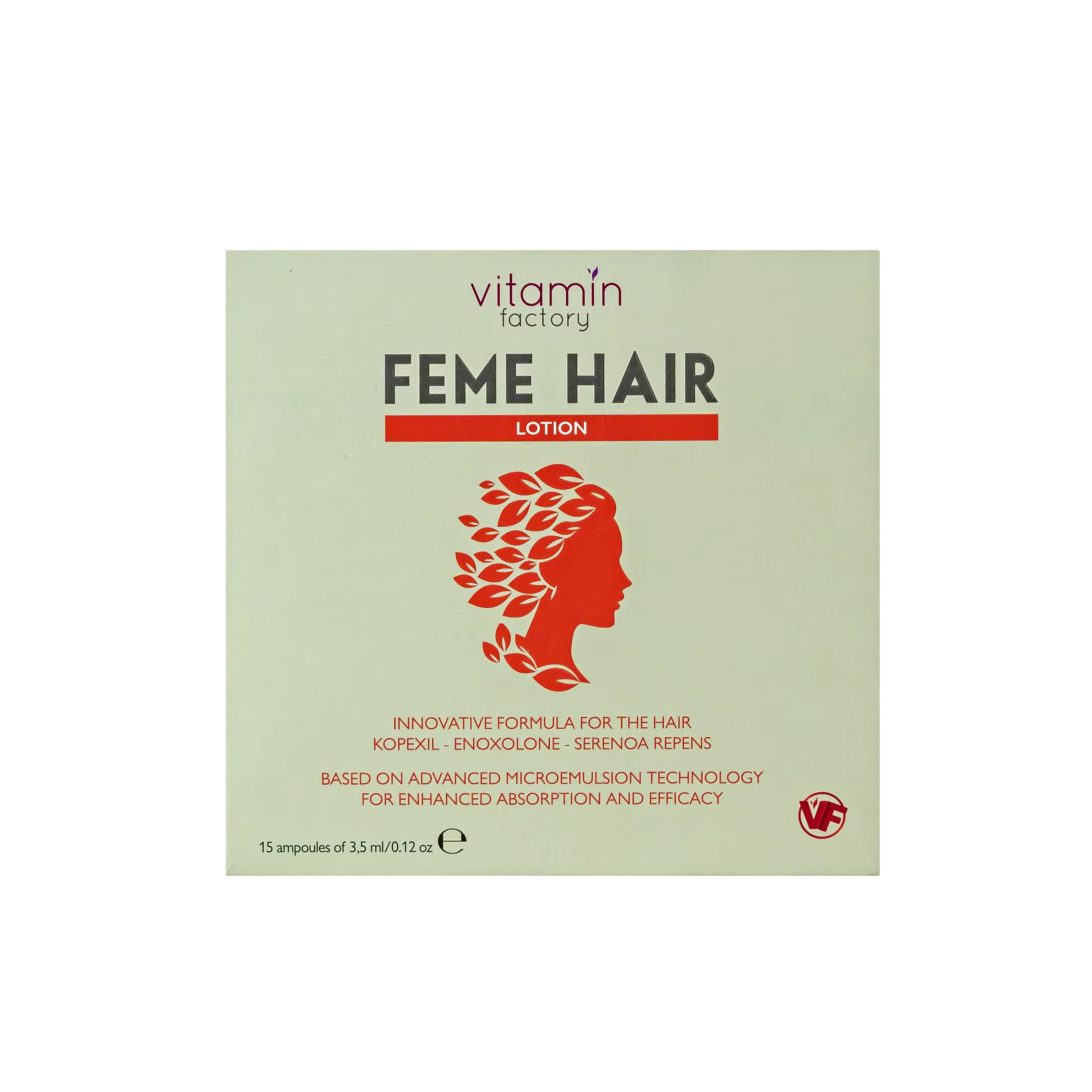 Feme Hair Lotion Ampoules 15amp